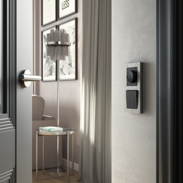 Рамка из поликарбоната на 2 поста Hammer серебряный W0022406