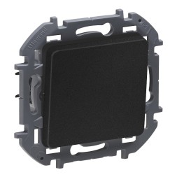 Переключатель промежуточный - винтовые клеммы 10 AX - 250 В Антрацит Legrand INSPIRIA 673683