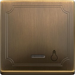 Клавиша Merten Artec с световым индикатором, "свет" MTN437943