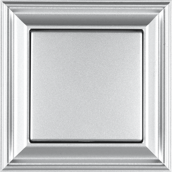 Рамка Jung ECO Profi Deco Алюминий 1 пост EPD481AL