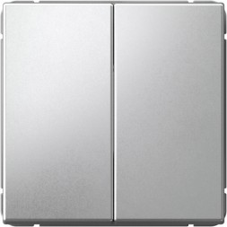 Двухклавишный переключатель (Алюминий) Schneider Electric Systeme Art Gallery GAL000365