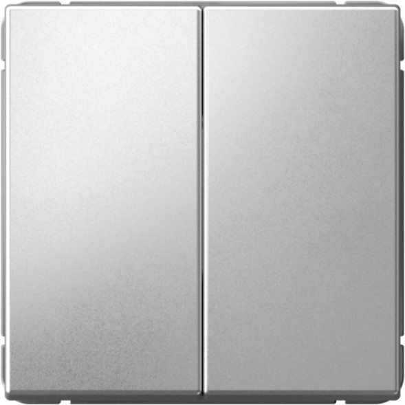 Двухклавишный переключатель (Алюминий) Schneider Electric Systeme Art Gallery GAL000365
