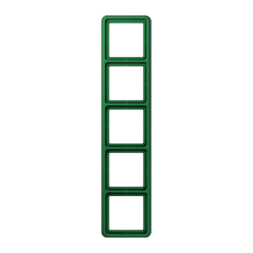 Рамка Jung CD Ударопрочная Зеленый 5 постов CD585WUGN