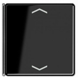 Клавиша Jung A серия черная со стрелками A404TSAPSW23