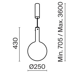 Подвесной светильник Maytoni MOD182PL-L6W3K