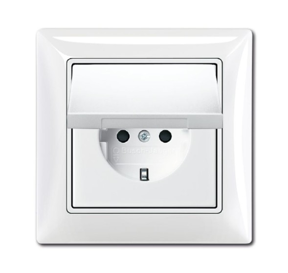 Розетка ABB Basic 55 альпийский белый SCHUKO 16А 250В IP44 в сборе 2CKA002018A1505 20 EUCKD-94-50