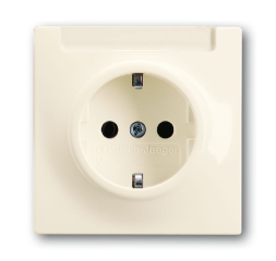 Розетка ABB Impuls слоновая кость SCHUKO 16А 250В с полем для надписи 2CKA002011A3846 20 EUN-72