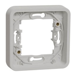 Рамка Schneider Electric 1 пост скрытой установки Mureva Styl IP55 Белый MUR39107