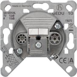 Розетка Jung SL серия TV-FM, проходная GEDU10