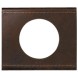 Рамка Legrand Celiane Кожа/Текстиль Кожа коричневая 1 пост 069401