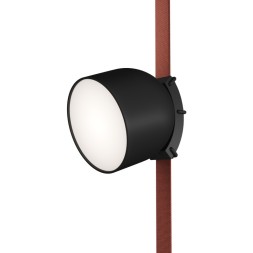 DK5642-BK Поворотный светильник для трека-ремня Belty Smart, серия Spot, со светодиодом, D100*H107мм, 48V DC, 12W, RA90, 120°, 3000-5700K, IP20, черный, алюминий