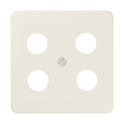 Крышка Jung AS 500 слоновая кость для SAT-розетки,4-гнезда A561-4SAT1