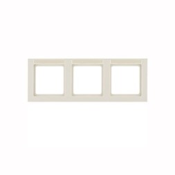 Рамка Berker Q.3 с полем для надписей Белый с эффектом бархата, 3 поста 10236092