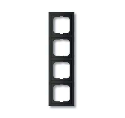 Рамка ABB Future Черный бархат 4 поста 2CKA001754A4422 1724-885K