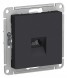 Розетка компьютерная RJ45 Schneider Electric Atlasdesign Карбон кат. 5Е, механизм ATN001083