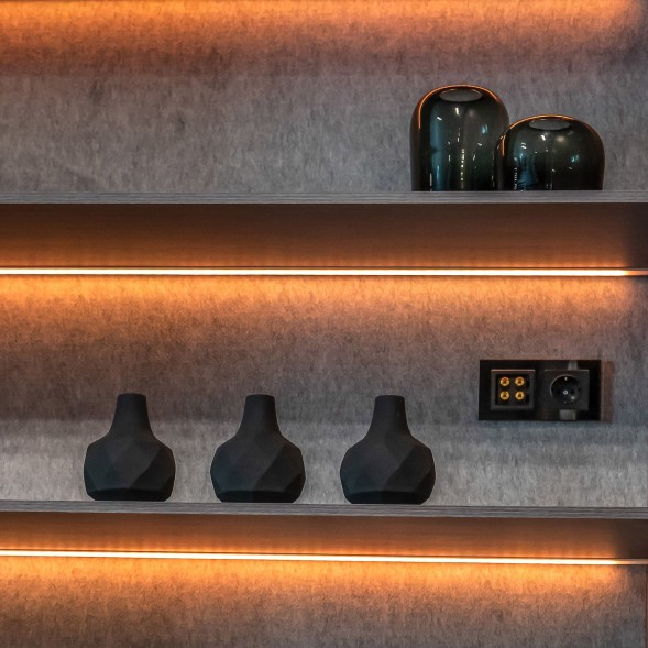 Акустическая розетка (черный матовый) Werkel W1185008