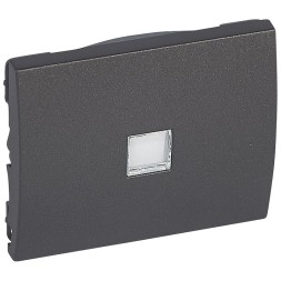 Лицевая панель Legrand Galea Life темная бронза выключателя с индикацией 771211