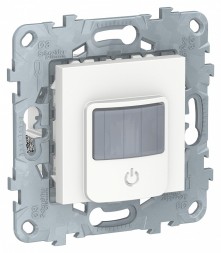 Датчик движения Schneider Electric Unica Studio Белый с выключателем, 10А NU552518