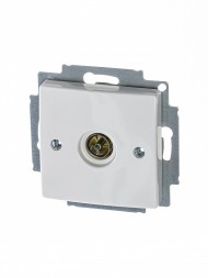 ТВ-розетка ABB Basic 55 альпийский белый 1очная (единственная) 2CKA001724A4276 1743-01-94-507