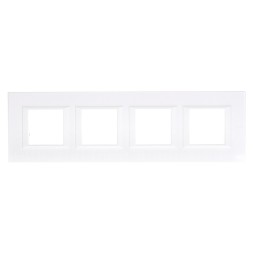 Рамка Bticino Axolute Квадрат Белый 2+2+2+2 модуля HA4802M4HHD
