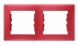 Рамка Schneider Electric Sedna Красный 2 поста SDN5800341