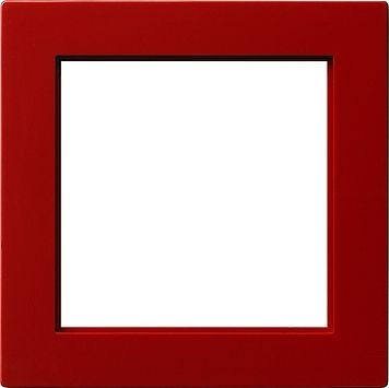 Промежуточная рамка Gira S-color Красный для приборов с накладкой 50*50 мм 028243