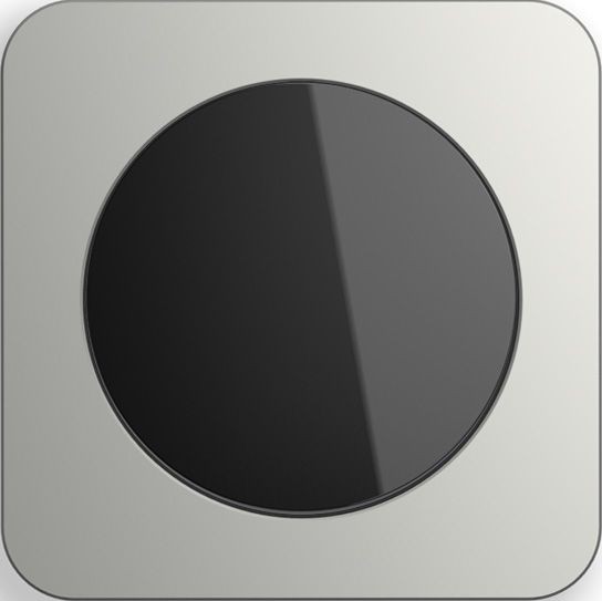 Рамка Berker R.1 Черный нержавеющая сталь 1 пост 10112104