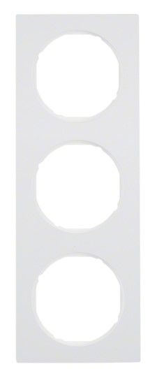 Рамка Berker R.3 Полярная белизна 3 поста 10132289