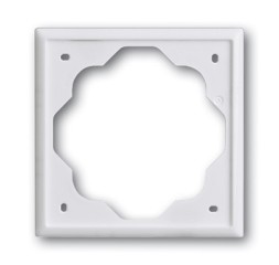 Рамка ABB Impuls Альпийский белый 1 пост 2CKA001754A4222 1721-74-507