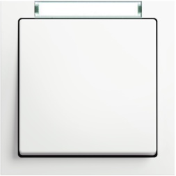 Рамка ABB с полем для надписи и шильдиком Future Альпийский белый 1 пост 1754-0-4527