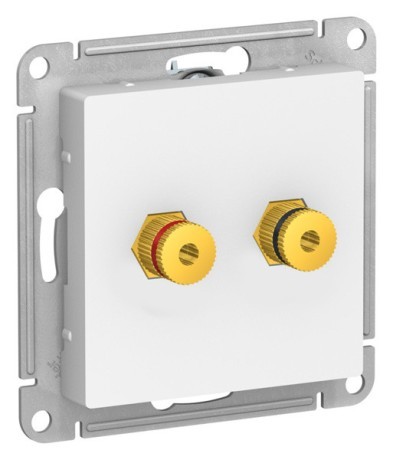 ATN001387 Atlasdesign АУДИОРОЗЕТКА двойная, ЛОТОС Schneider Electric